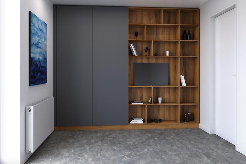 Offenes Wandregal mit Möbelplaner gestalten Offenes Wandregal aus Holz