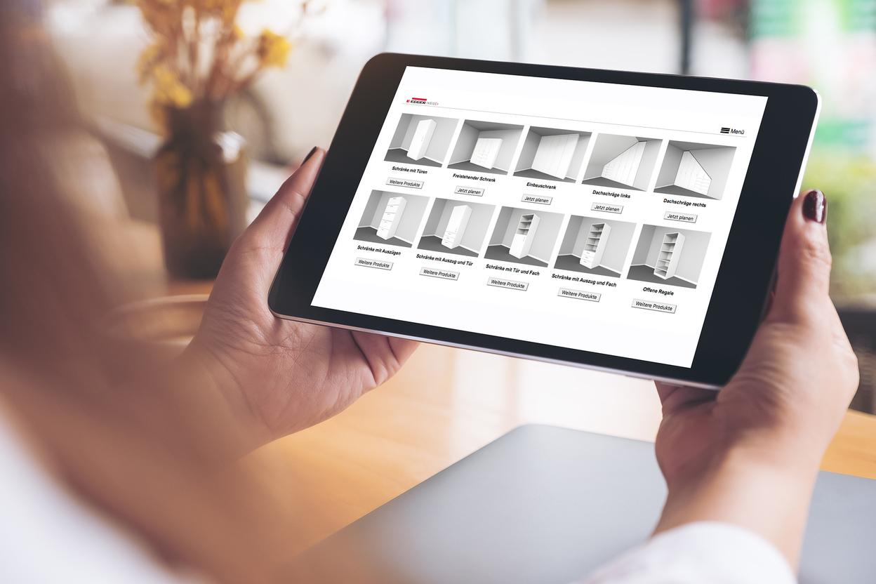 #Branche1# Möbelplaner auf dem IPad - Möbelübersicht